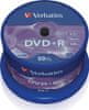 VERBATIM DVD+R(50-Pack),Spindl/MattSlvr/16x/4.7GB