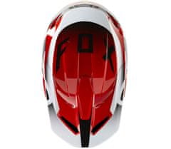 FOX Motokrosová helma V1 Leed Helmet Dot/Ece - Fluorescent Red vel. L