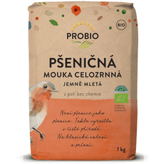 ProBio Celozrnná múka jemne mletá BIO 1 kg