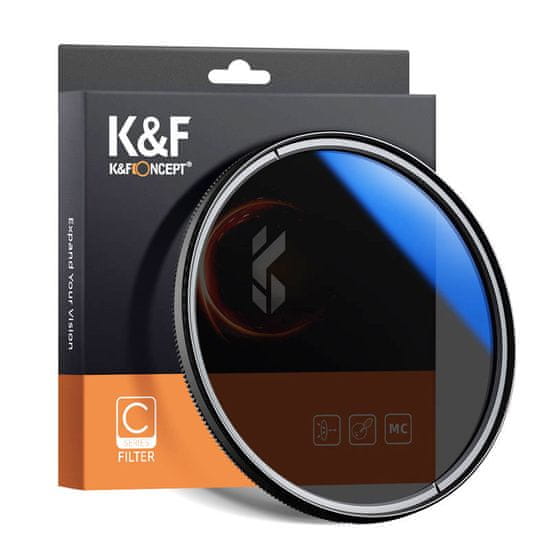K&F Concept K&amp;F Concept CPL HMC polarizačný filter 58mm
