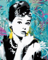 ZUTY Diamantové maľovanie - AUDREY HEPBURN 03 YES 40x50 cm