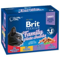 Brit Kapsičky BRIT Premium Cat Family Plate 1200 g