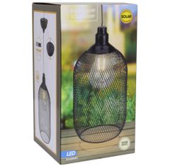 ProGarden  Svietidlo solárne závesné s LED žiarovkou 27 x 15 cm