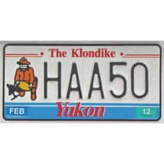 Retro Cedule Ceduľa značka Yukon The Klondike