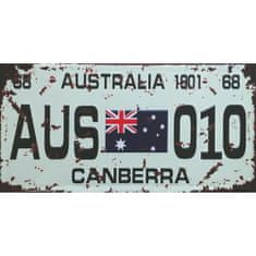 Retro Cedule Ceduľa značka Australia Canberra