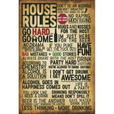 Retro Cedule Ceduľa House Rules