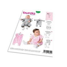 Burda Strih Burda 9314 - Detské zavinovacie bodýčko