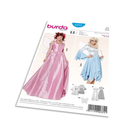 Burda Strih Burda 2372 - Víla, nymfa, elfka