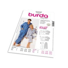 Burda Strih Burda 2691 - Dámske pyžamo, pánske pyžamo