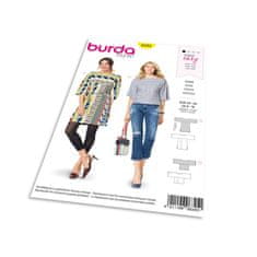 Burda Strih Burda 6345 - Šaty, tunika