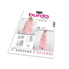 Burda Strih Burda 7880 - Viktoriánske šaty (rok 1888)