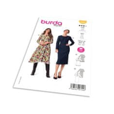 Burda Strih Burda 5983 - Romantické šaty s čipkou, puzdrové šaty