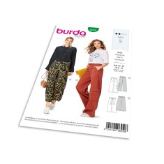 Burda Strih Burda 6250 - Voľné nohavice, vreckáče