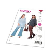 Burda Strih Burda 6066 - Tunika pre plnoštíhle