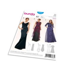 Burda Strih Burda 6866 - Dlhé plesové šaty