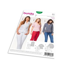 Burda Strih Burda 6533 - Zapínacia blúzka, košeľa