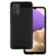 IZMAEL Carbon Shield TPU puzdro pre Samsung Galaxy A32 4G - Čierna KP25305