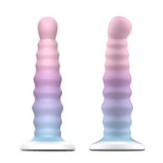 Blush Mythology Arian Nayade M (17 cm), pastelové dildo so zárezmi