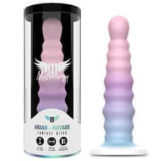 Blush Mythology Arian Nayade M (17 cm), pastelové dildo so zárezmi