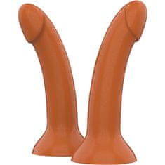 Blush Mythology Rune Royal M (17 cm), bronzové silikónové dildo