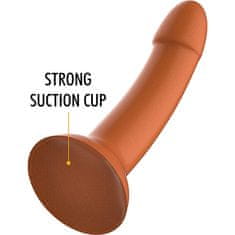 Blush Mythology Rune Royal M (17 cm), bronzové silikónové dildo