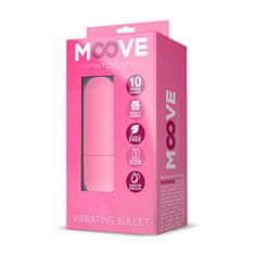 INTOYOU Moove Vibrating Bullet (Pink), mini vibrátor na batérie