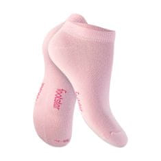 Footstar Dámske 4 páry členkových ponožiek z bavlny Ružové a Modré Farba: Ružová, Veľkosť: 35-38