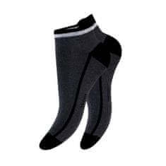 Footstar Pánske 4 páry členkových bavlnených ponožiek SPORT Tmavé Veľkosť: 43-45