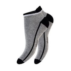 Footstar Pánske 4 páry členkových bavlnených ponožiek SPORT Tmavé Veľkosť: 43-45