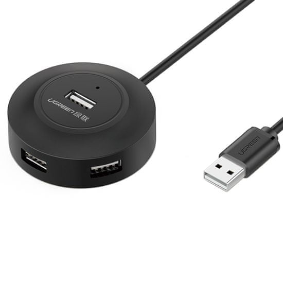 Ugreen USB stanica pre 4xUSB-A 2.0 - 1m - Čierna KP26549