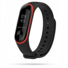 Tech-protect TECH-PROTECT SMOOTH XIAOMI MI BAND 3/4 ČIERNA/ČERVENÁ