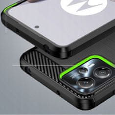 Tech-protect Carbon kryt na Motorola Moto G13 / G23, čierny