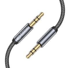 Tech-protect Ultraboost audio kábel 3.5mm mini jack 1.5m, čierny