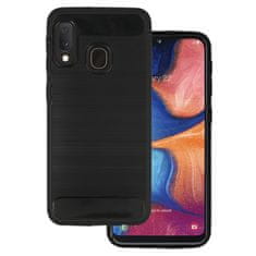 IZMAEL Carbon Shield TPU puzdro pre Samsung Galaxy A20e - Čierna KP25368