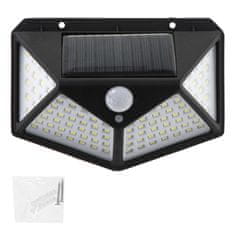 KIK KX5087 Solárna lampa so senzorom pohybu a súmraku 100 LED