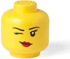 LEGO Úložný box hlava (veľkosť S) - whinky