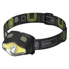 EMOS EMOS COB LED plus LED čelovka P3536, 220 lm, 3 × AAA 1441263110