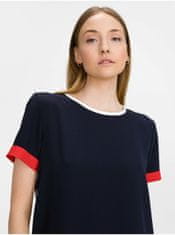 Tommy Hilfiger Crepe Tipped Triko Tommy Hilfiger XS