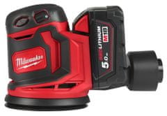 Milwaukee Aku excentrická brúska 125 mm 5,0 Ah - Milwaukee M18 BOS125-502B