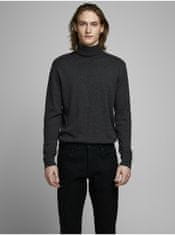 Jack&Jones Šedý basic rolák Jack & Jones Emil XL