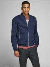 Jack&Jones Tmavomodrý vodeodpudivý bomber Jack & Jones Rush M