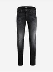 Jack&Jones Čierne slim fit rifle Jack & Jones Glenn 34/32