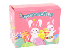 Lean-toys Veľkonočná sada hračiek Veľkonočné vajíčka Squishy Rabbit 12 kusov