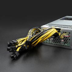 Qoltec Napájací zdroj PCI-E Smart 1600W + ATX SilentLine 350W
