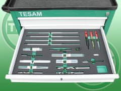 TESAM Hydraulický sťahovák na vstrekovače CDI, HDI, CRD, veľká sada s vozíkom - tesa TS2000