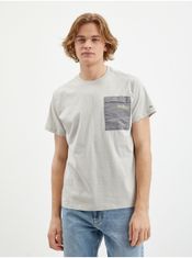 Pepe Jeans Šedé pánske tričko Pepe Jeans Abner M