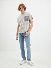 Pepe Jeans Šedé pánske tričko Pepe Jeans Abner M