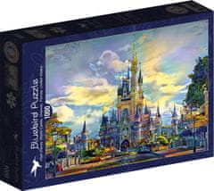 Blue Bird Puzzle Disney World zámok, Orlando, Florida, USA 1000 dielikov