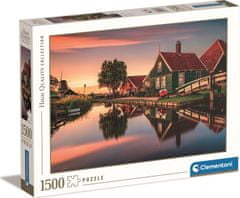 Clementoni Puzzle Dedina Zaanse Schans 1500 dielikov