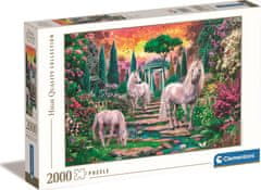 Clementoni Puzzle Typickí záhradní jednorožci 2000 dielikov